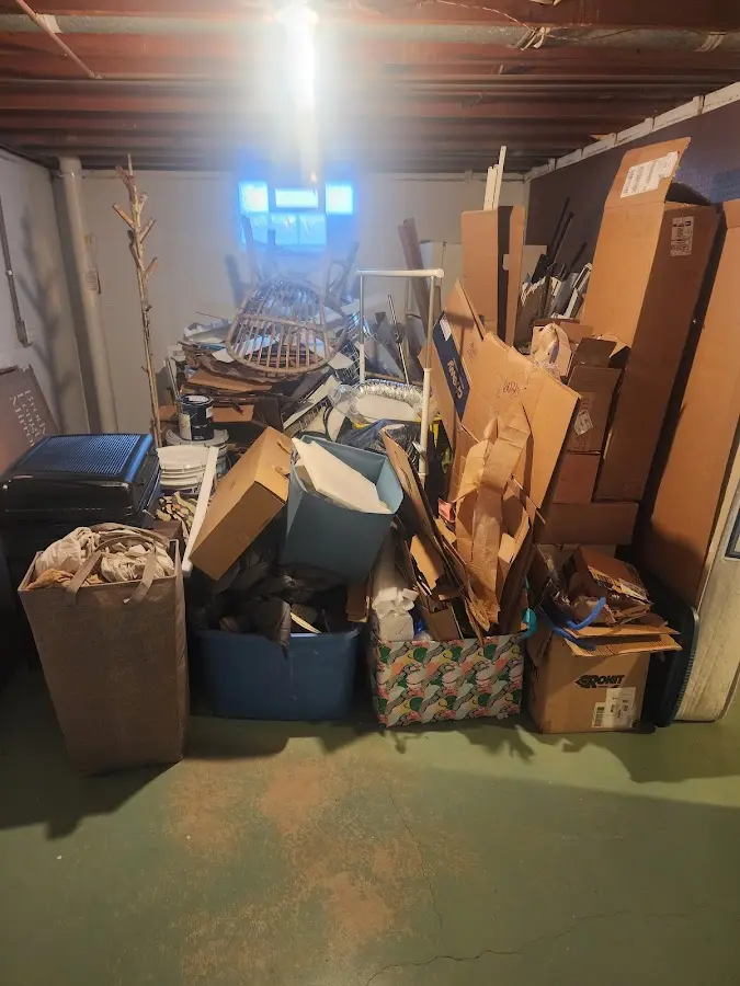 Roll-off dumpster container at job site for Roll Off Dumpster Rental in San Joaquin